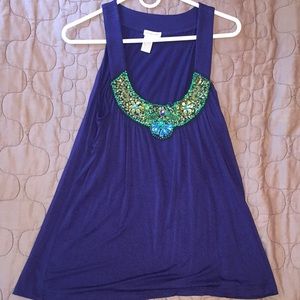 Boston proper glam tank top. Size M